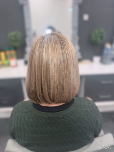 Short style haircut in hair salon Swindon